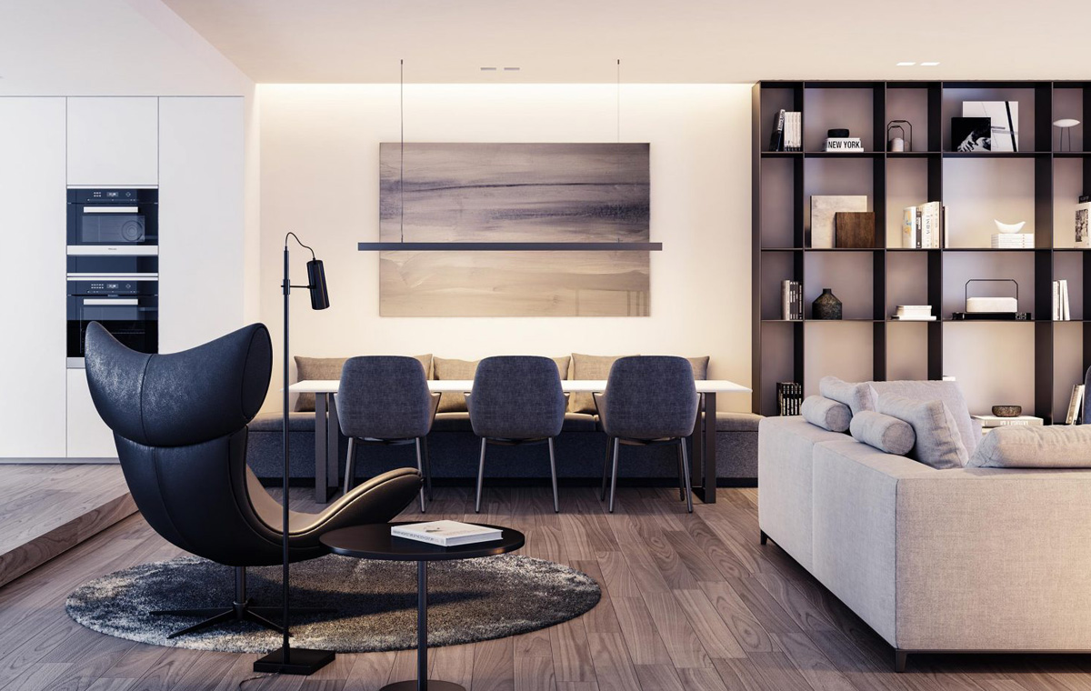 modern contemporary loft style design Αθήνα αρχιτέκτονας