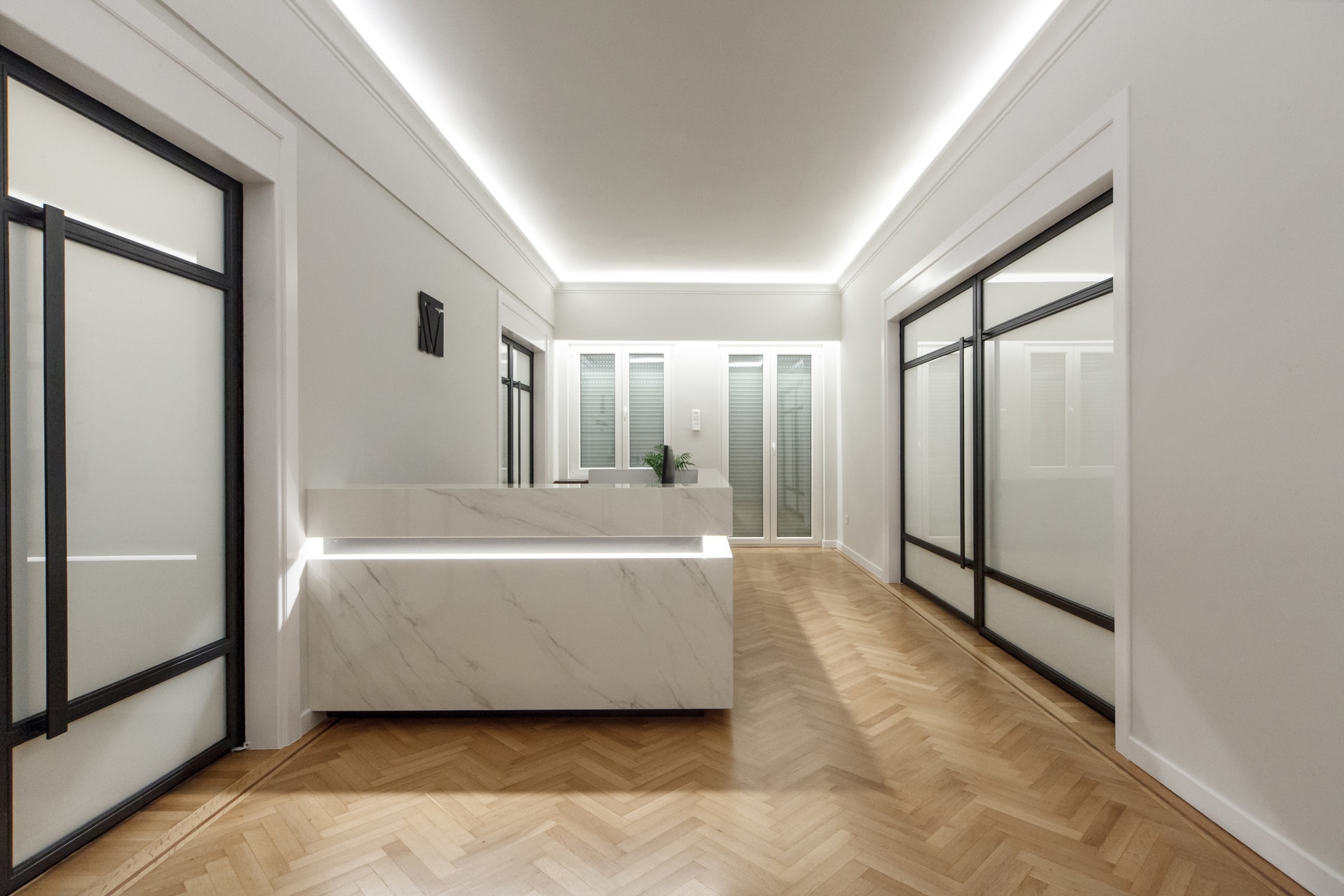 architectural office athens kolonaki law firm sliding doors