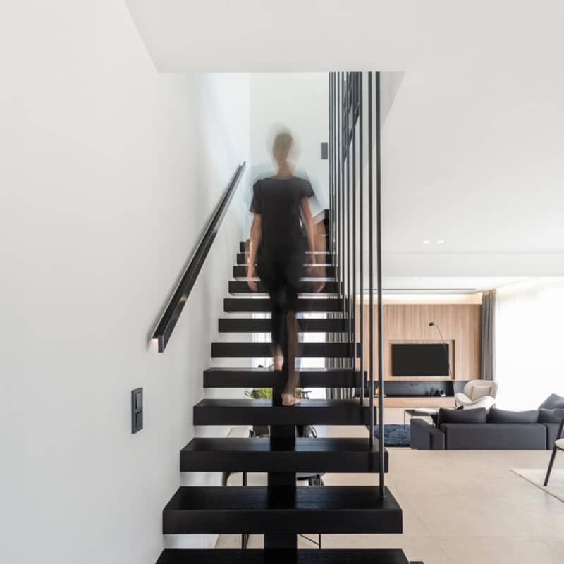 residence halandri stairs black