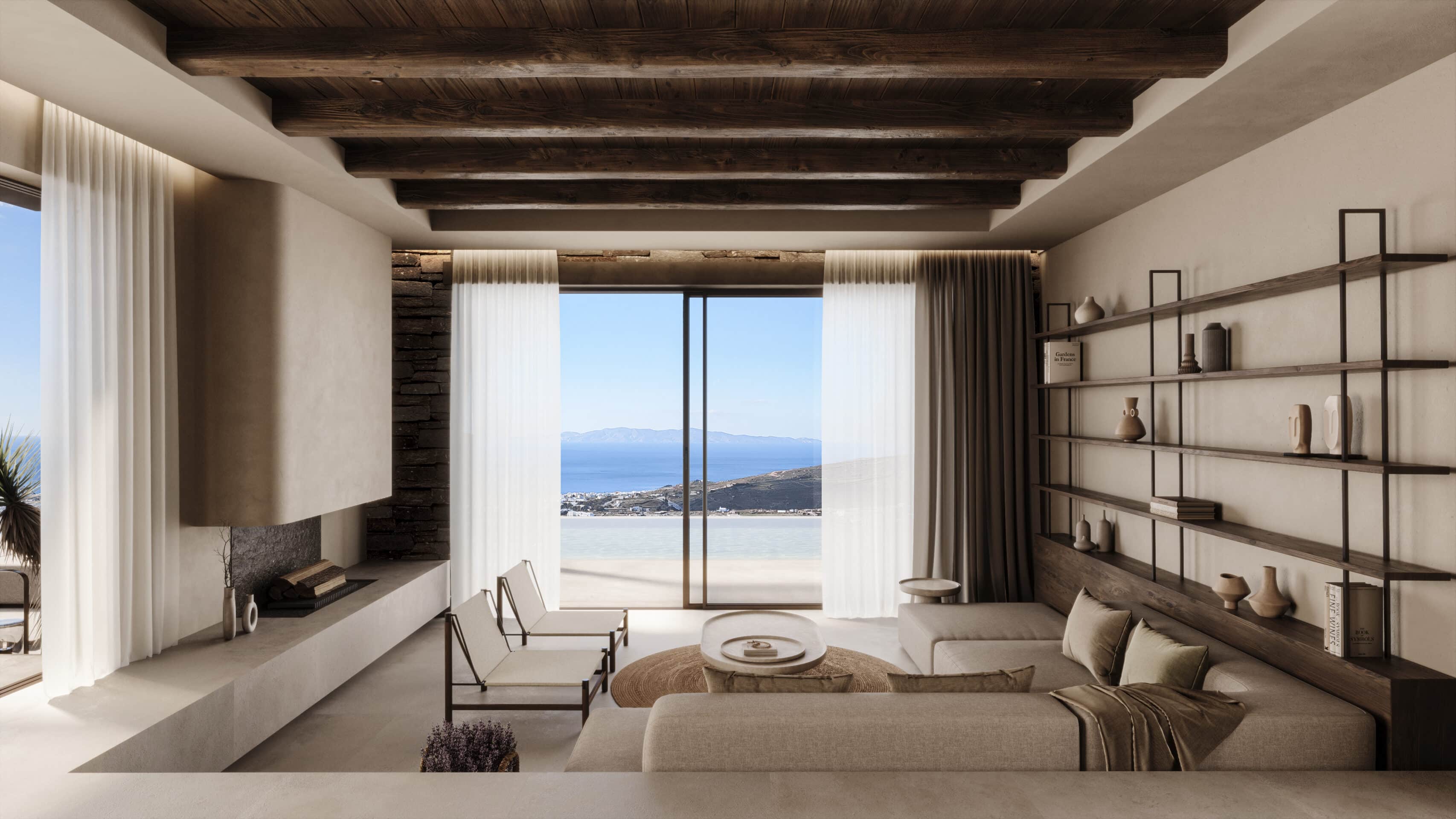 Villa Tinos Cyclades: a blend of nature and design