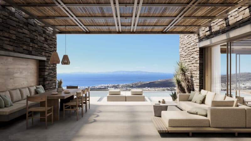 Κατοικία με πισίνα στην Τήνο