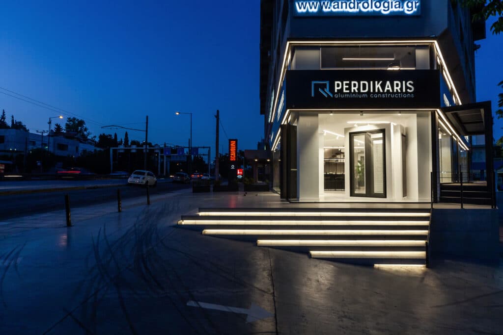 night scene building